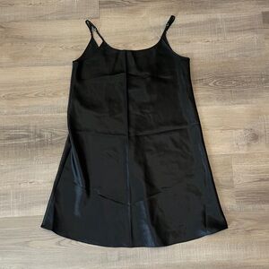 Delicate Treasures Intimates Black Slip Dress Nightie